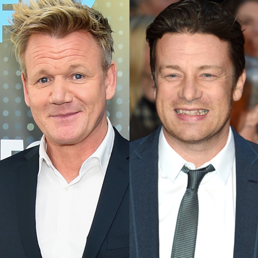 Jamie Oliver Puts An End To Longtime Feud With Gordon Ramsay E Online Ca